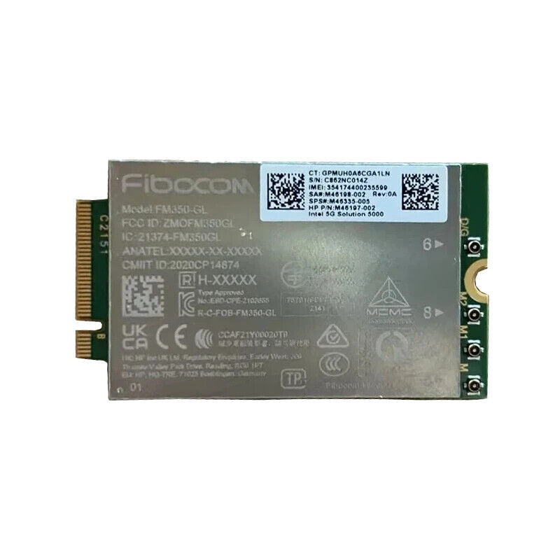 HP 5G LTE Intel 5000 Fibocom FM350 für Elitebook 830 835 840 845 860 865 G10