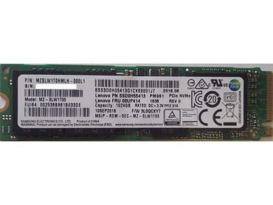 Dell 1TB m.2 2280 SSD PCIe NVMe 400-AJAM für Precision 7720 5520 7520 Latitude