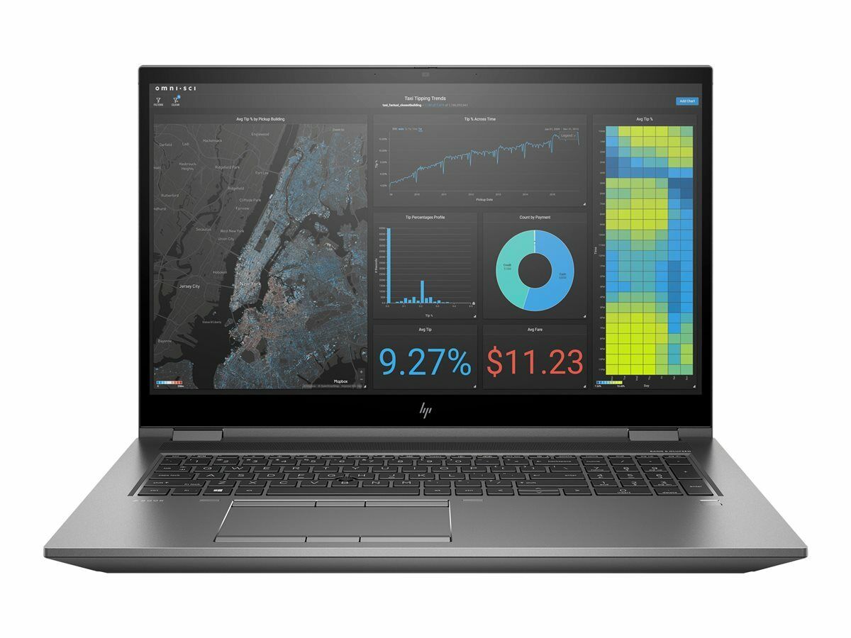 HP ZBook Fury 17 G8 4A6A1-D3 17,3" 4K UHD i7-11800H 64GB 2x1TB A2000-4GB W10P 3J