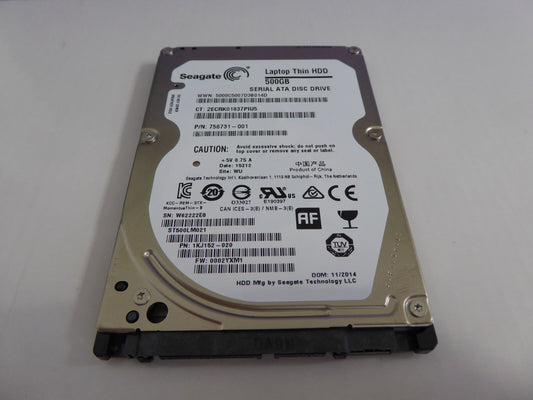 500GB-7200U/min Seagate Thin 1KJ152-020 ST500LM021