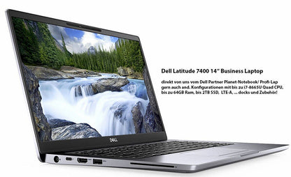 Dell Latitude 7400 Leo2 14" FHD-IPS i7-8665U 64GB 2TB-SSD WL BT W10P 3J.VO-Gar