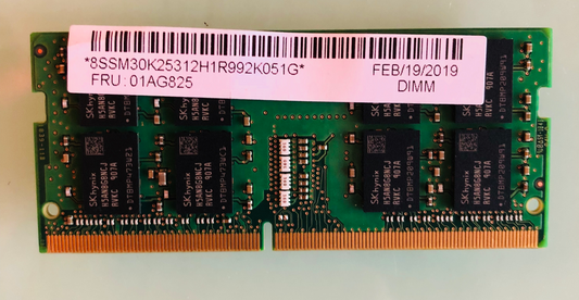 Lenovo 16GB 2666MHz PC4-21300 Sodimm 01AG825 T490 T490s T590 X390 Neu Re/MWSt