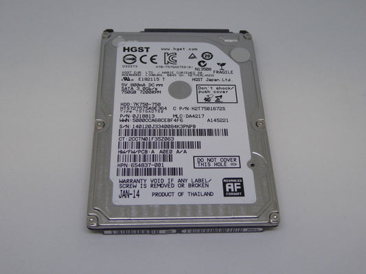 HP 750GB-7200U/min HGST HPN/SPS: 654837-001 SATA 3 HTS727575A9E364