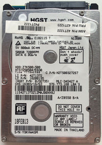 Orig. Lenovo 500GB-7200 2,5" 7mm Festplatte SATA3 6GB f. T530 T540 X230 T430 ...